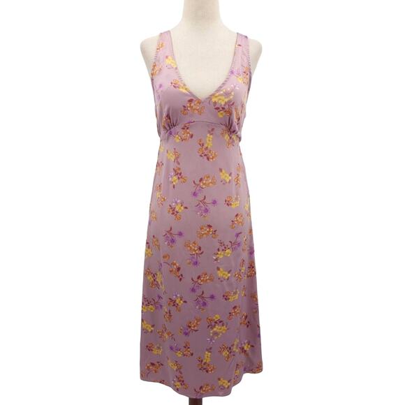 Hippie Rose Dresses & Skirts - HIPPIE ROSE SZ S Iris pink floral sleeveless shift midi dress NWT B121 *flaw